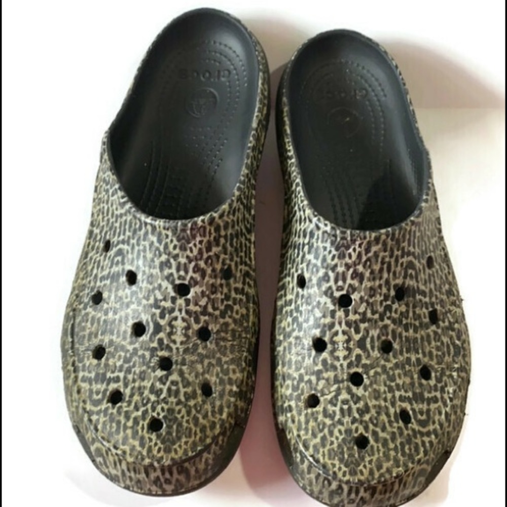 Cheetah Print Slip-On Crocs - image 2
